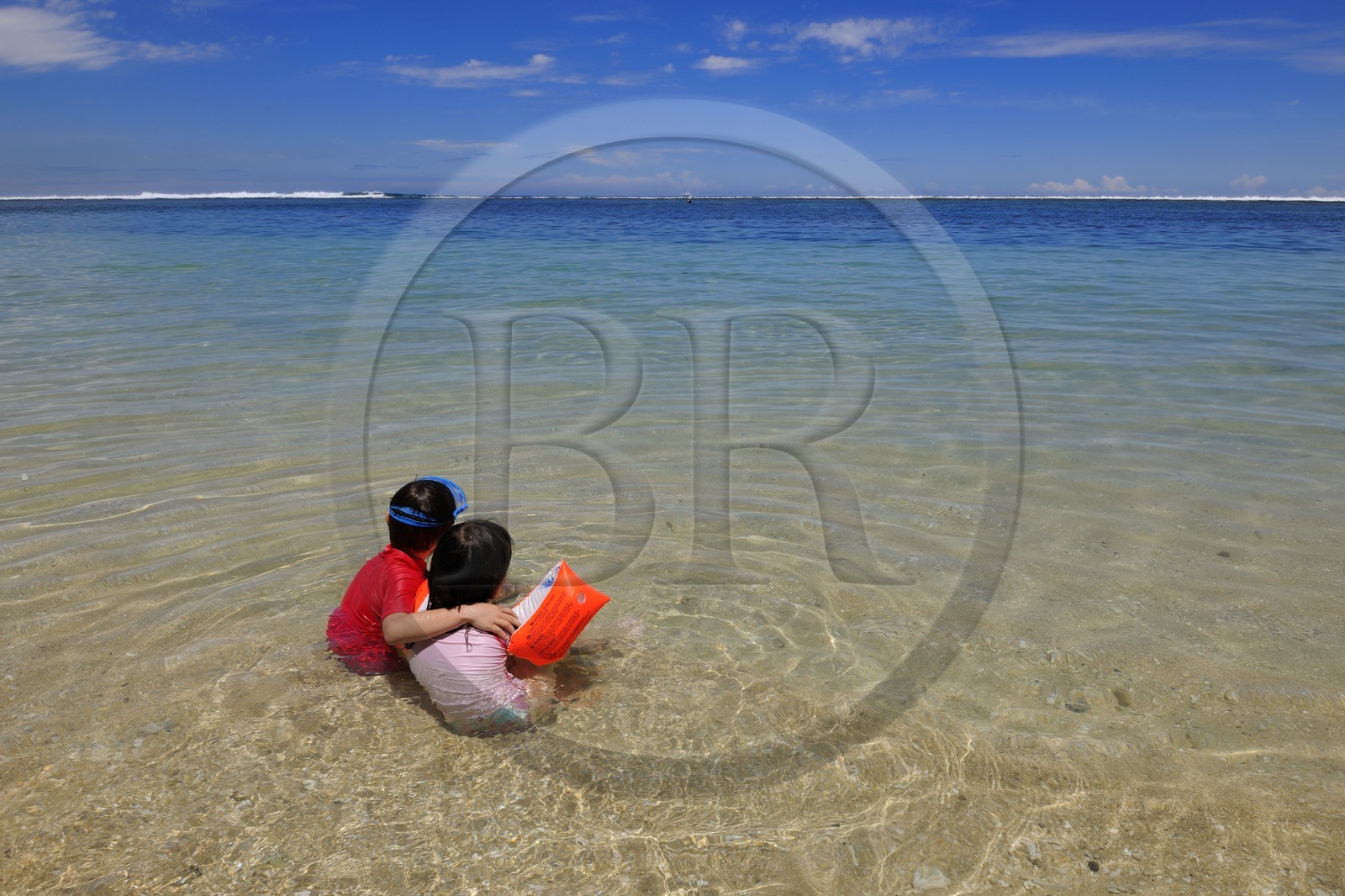 France, Reunion island (French overseas department), Saint Paul, beach of Saline les Bains lagoon