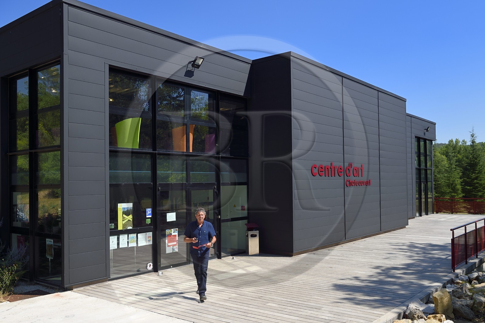 France, Var, Provence Verte, Chateauvert, Chateauvert Contemporary Art Center