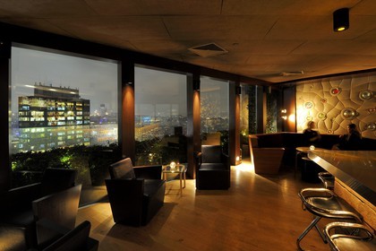 Turkey, Istanbul, Beyoglu District, bar of the restaurant at Marmara Pera Hotel