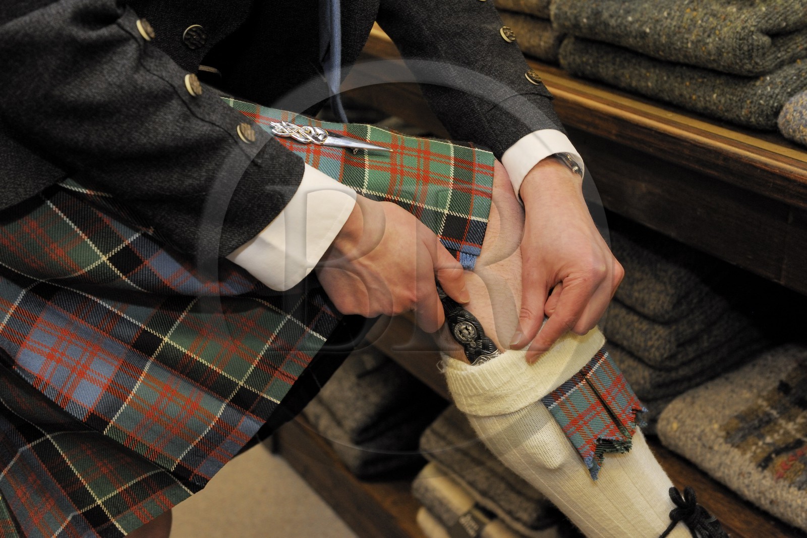 Royaume-Uni, Ecosse, région des Highlands, Inverness, Highland House of Fraser, Kilt maker & Supplier of Highland Dress