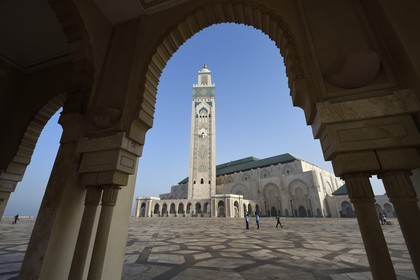 Morocco, Casablanca, Grand Hassan II Mosque