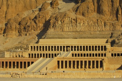 Egypt, Upper Egypt, Nile Valley, surroundings of Luxor, West bank, Thebes Necropolis listed as World Heritage by UNESCO, Temple of Hatchepsut, Deir el Bahari