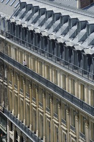 France, Paris (75),  immeubles haussmanniens de la rue Scribe