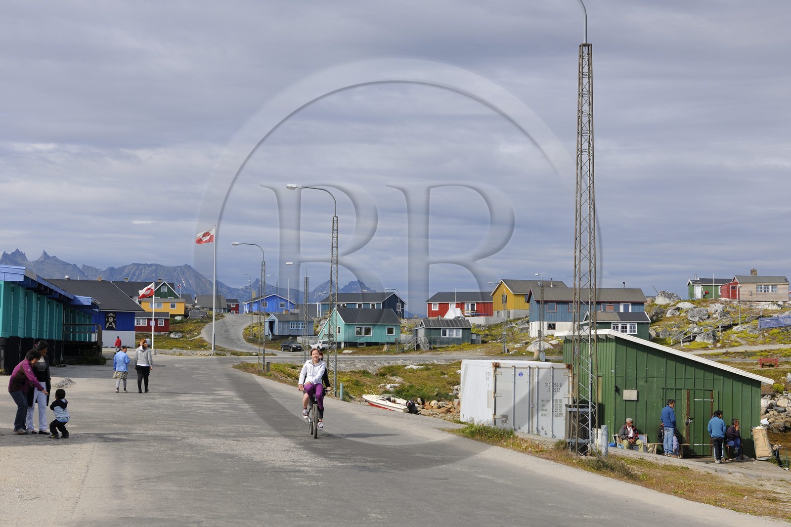 Groenland, ville de Nanortalik au sud du pays