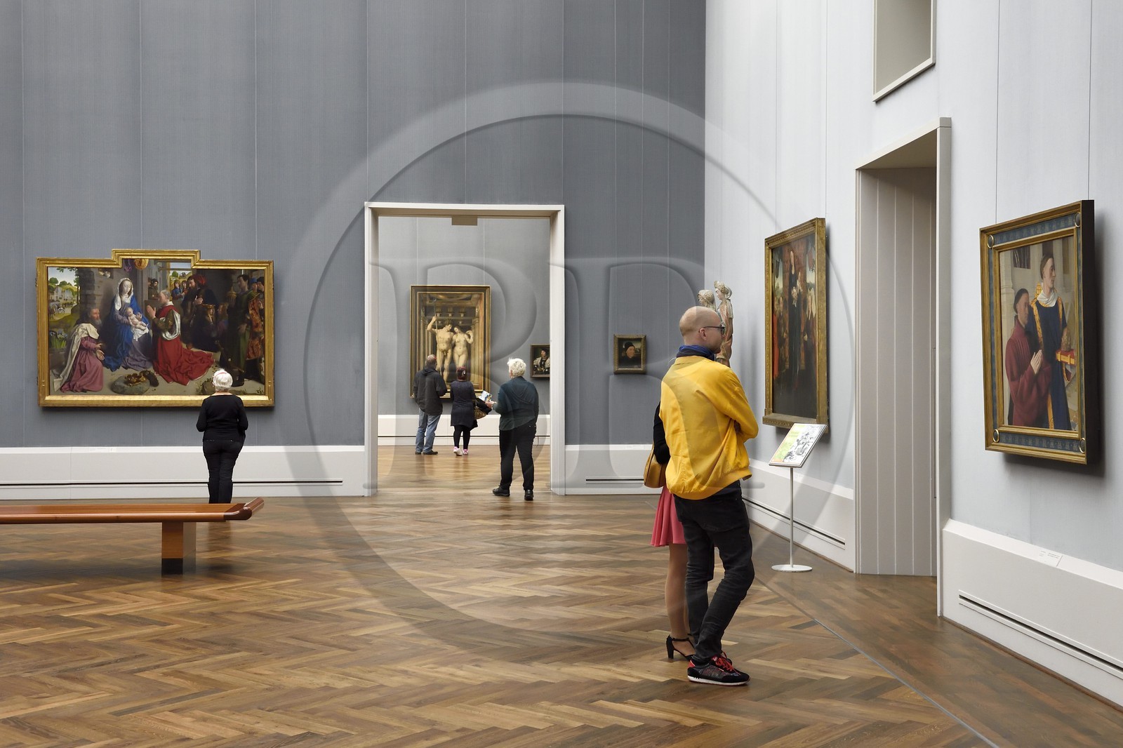 Allemagne, Berlin, Kulturforum, Gemäldegalerie (Galerie de Peinture), peintures du XVème siècle