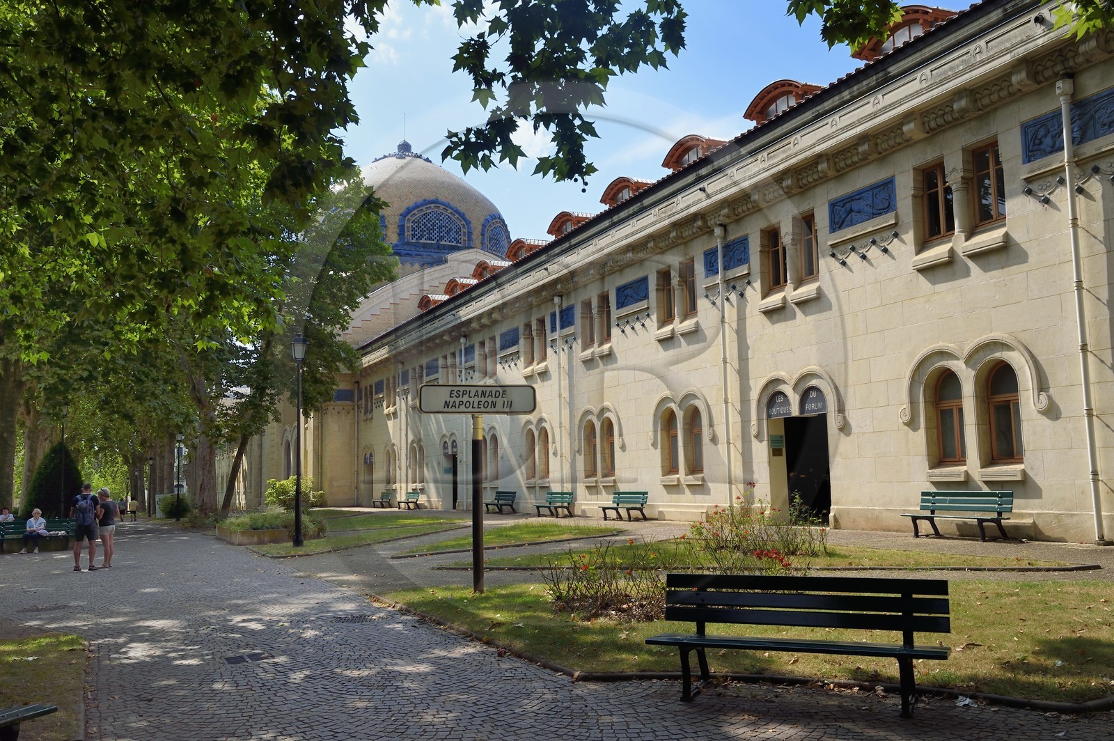France, Allier (03), Vichy, Thermes des Dômes ou ancien Grand Établissement thermal