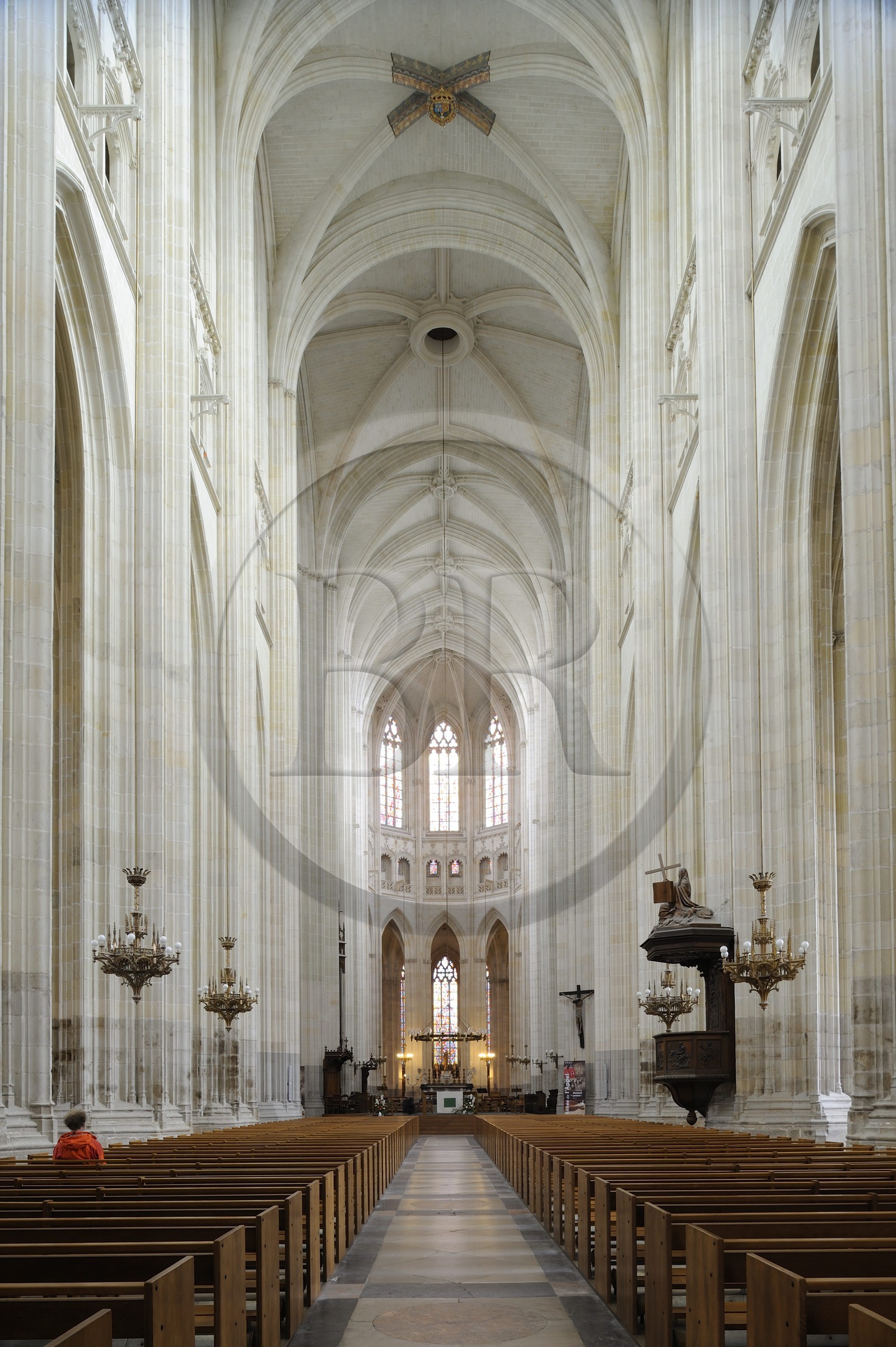 France, Loire-Atlantique (44), Nantes, la cathédrale Saint-Pierre et Saint-Paul