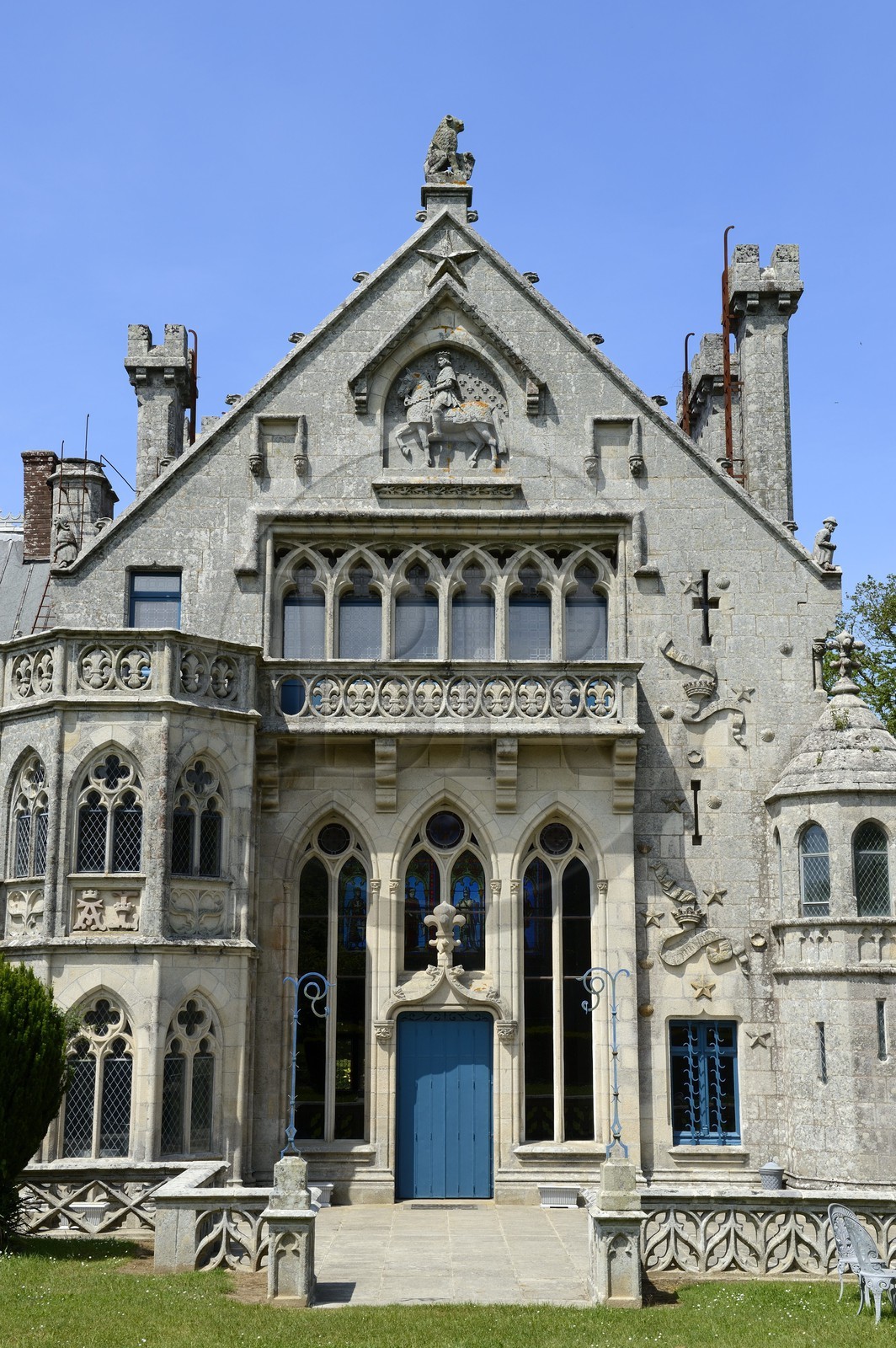 France, Finistère (29), le château de Keriolet aux environs de Concarneau