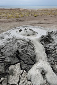 Azerbaïdjan, Gobustan, Parc national de Gobustan, volcans de boue