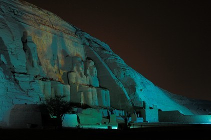 Egypte, Haute Egypte, Nubie, Abou Simbel, site classé Patrimoine Mondial de l'UNESCO, temple de Ramsès II