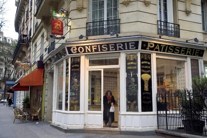 France, Paris (75), Patisserie Boulangerie Boris Lumé dans la rue Caulaincourt