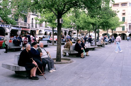 Spain, Estremadura, Plasencia, the Plaza Mayor