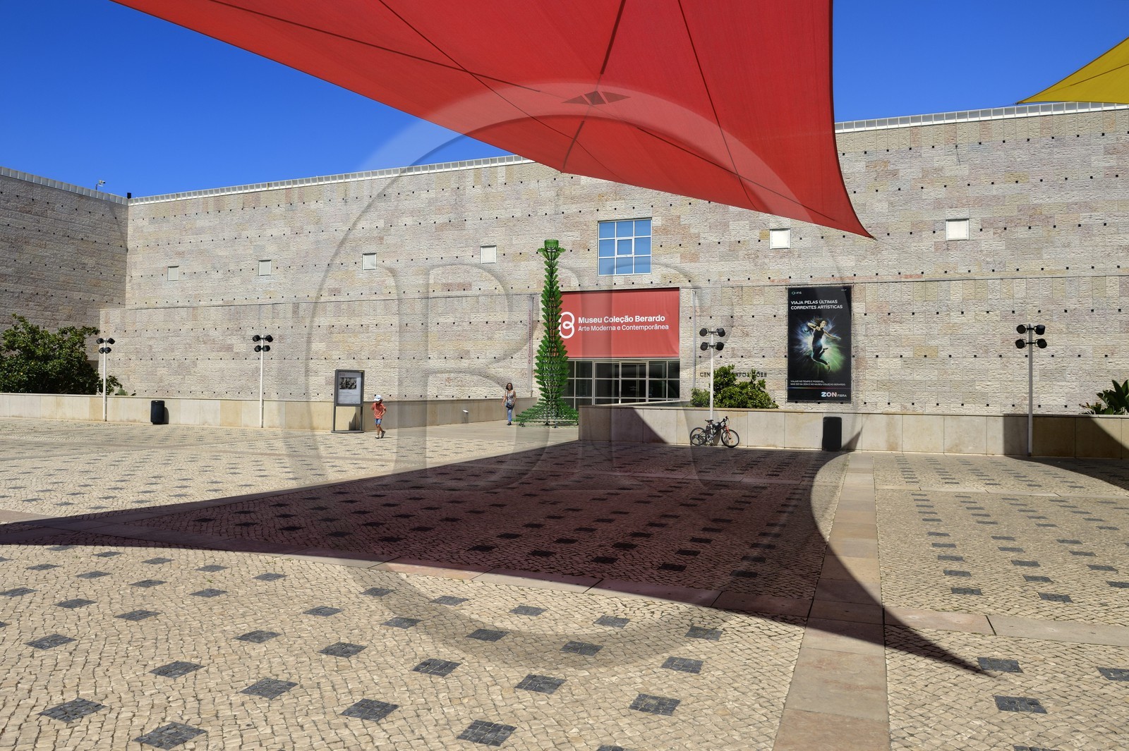 Portugal, Lisbon, Belem, Belem Cultural Centre by architects Vittorio Gregotti and Manuel Salgado