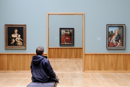 Suisse, Bâle, le musée des Beaux-Arts Kunstmuseum, salles Holbein