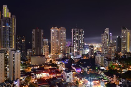 Panama, Panama City, downtown buildings in the ​​Marbella area