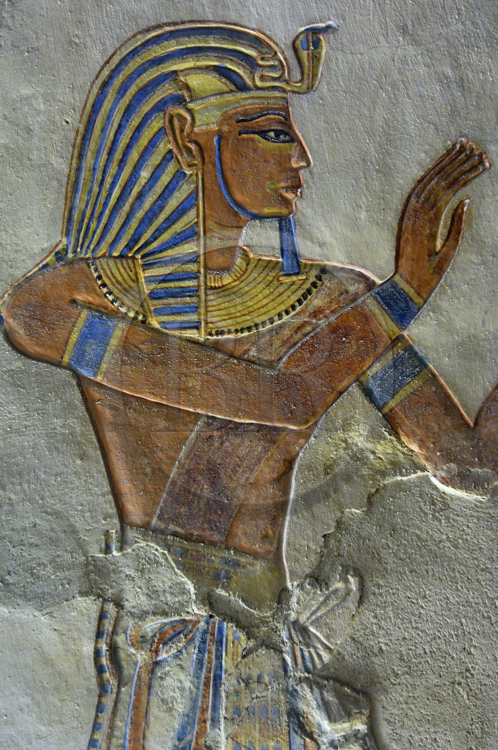 Egypte, Haute Egypte, vallée du Nil, environs de Louxor, nécropole thébaine classée Patrimoine Mondial de l'UNESCO, Thèbes Ouest, vallée des Reines (Wadi el-Malikat), la tombe d'Amon Her-Khopeschef