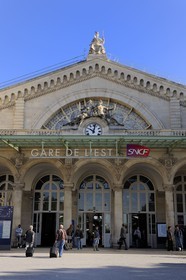 France, Paris (75), la Gare de l'Est