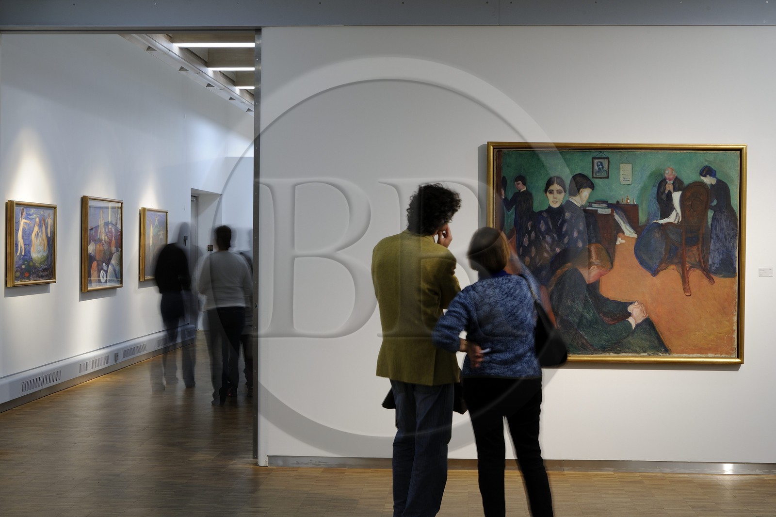 Norvège, Oslo, musée Edvard Munch, La Mort dans la chambre de la Malade