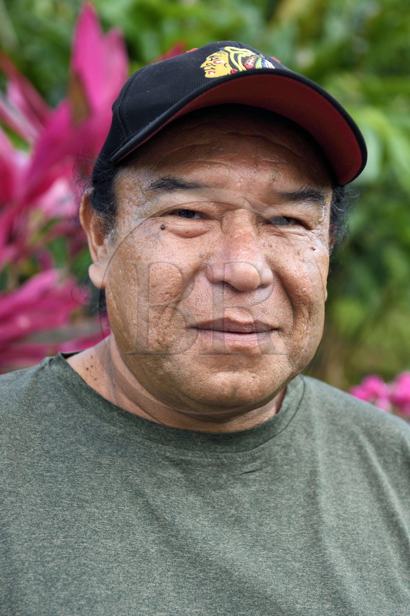Caribbean, Dominica Island, Kalinago Territory only Native American reserve in the Antilles archipelago, Touna Auté village, former Kalinago chief Irvince Auguiste