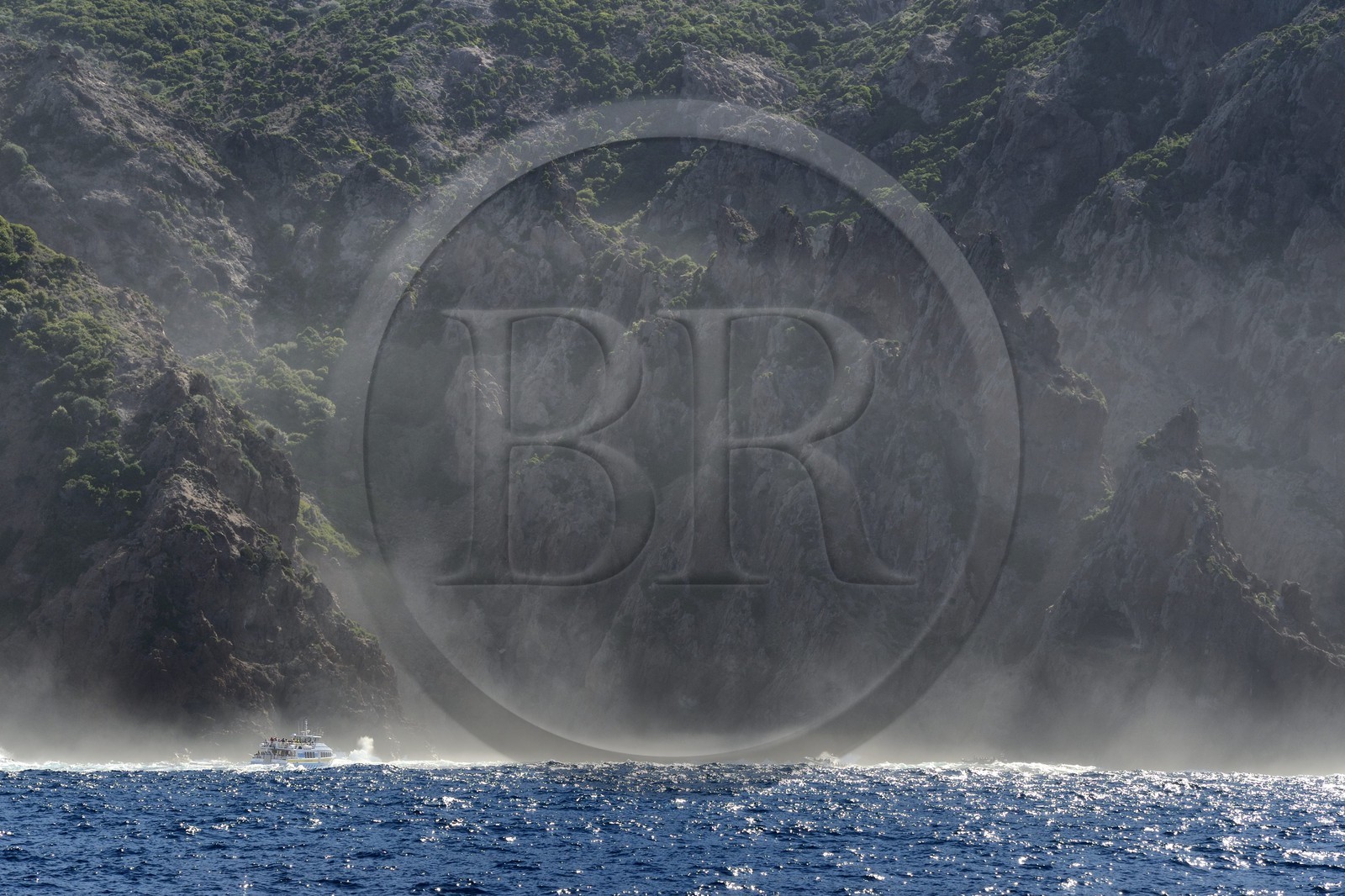 France, Corse-du-Sud (2A), Golfe de Porto, classé Patrimoine Mondial de l'UNESCO, Réserve naturelle de Scandola