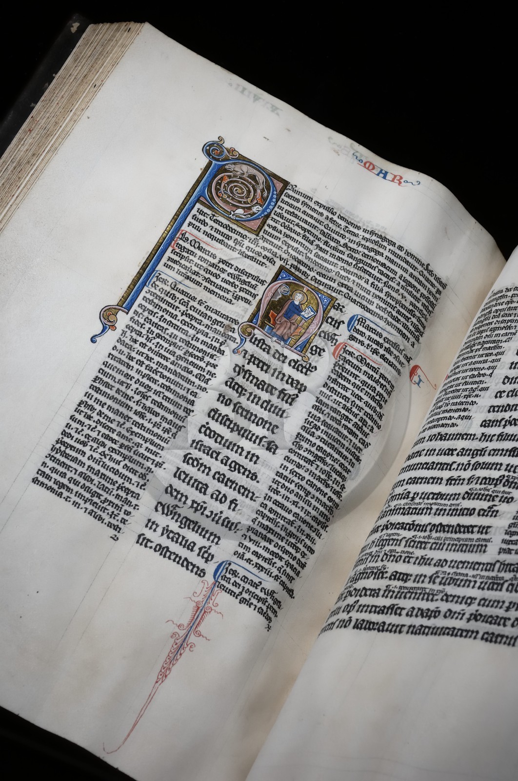 France, Manche (50), Avranches, le Scriptorial (musée des manuscrits du Mont Saint-Michel), manuscrits du Mont originaux