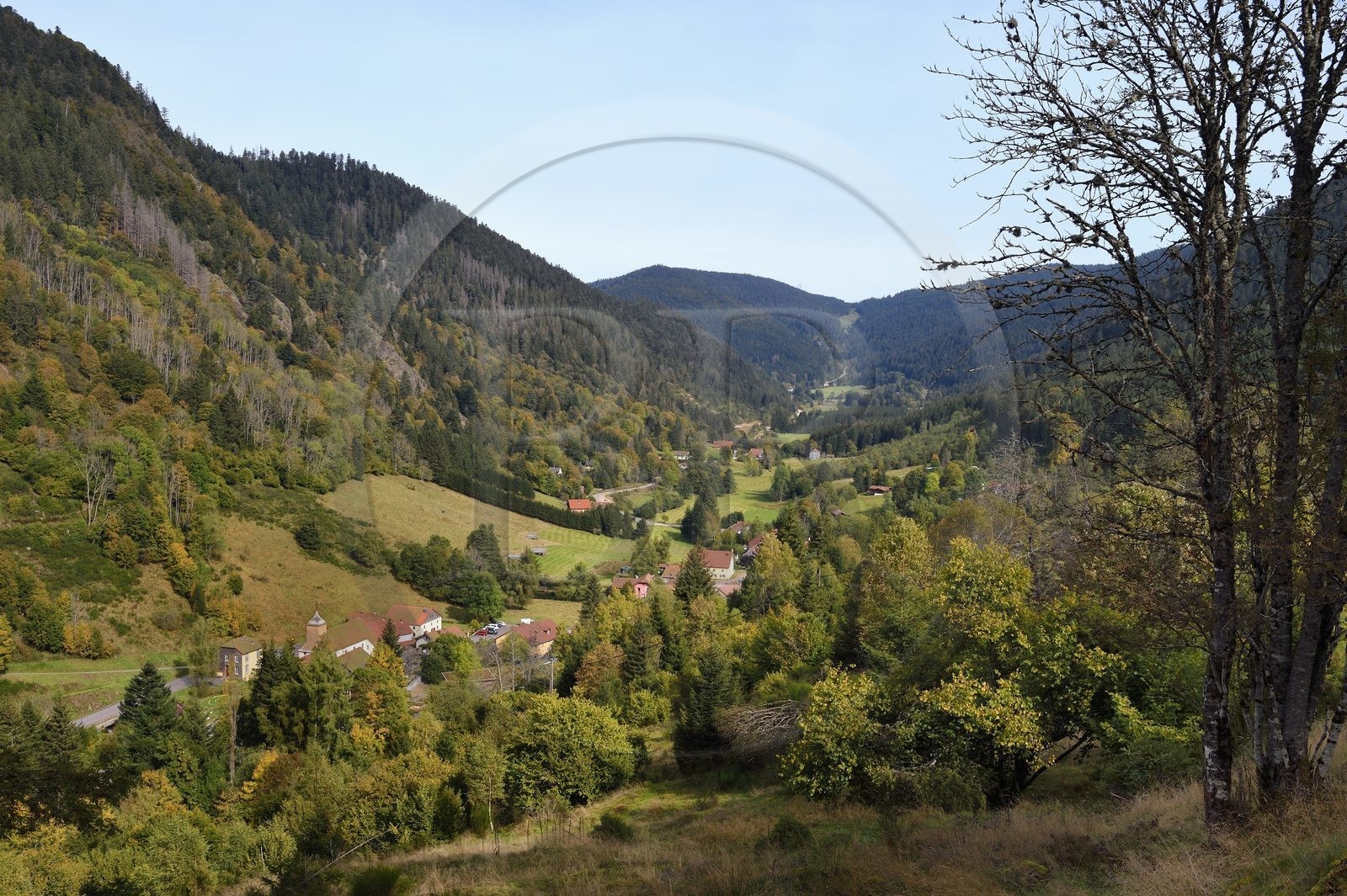France, Vosges (88), Le Valtin, village de la haute-vallée de la Meurthe
