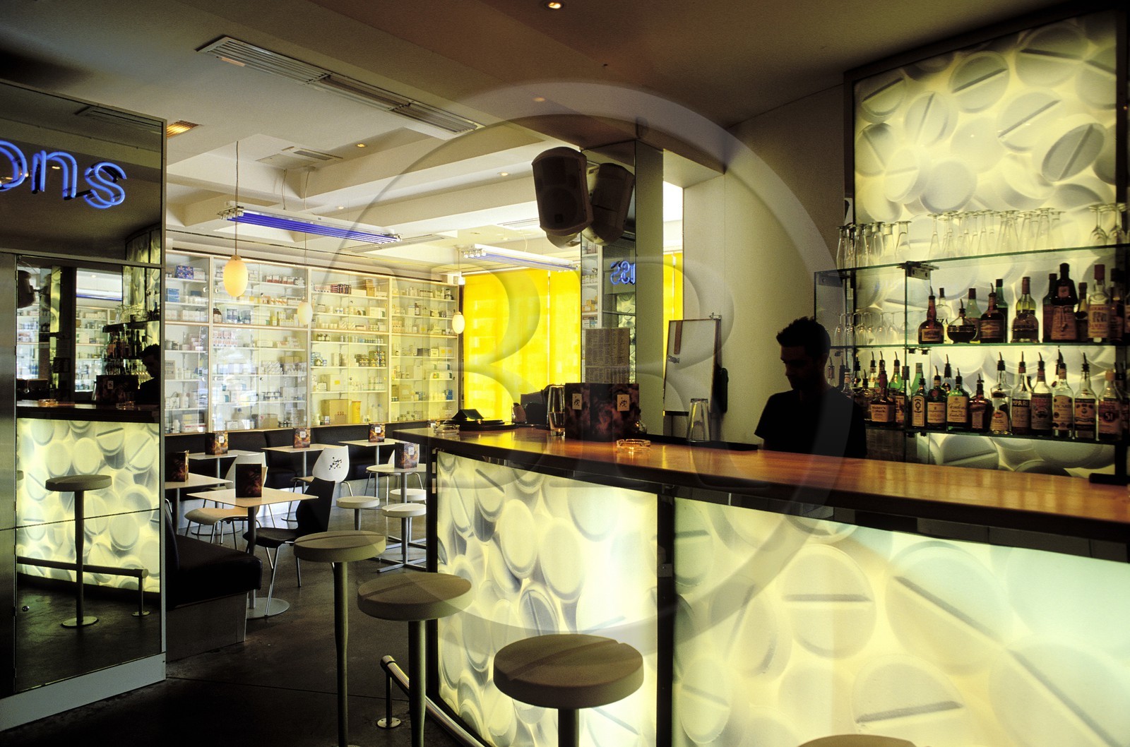 United Kingdom, London, Notting Hill Gate, The Pharmacy restaurant