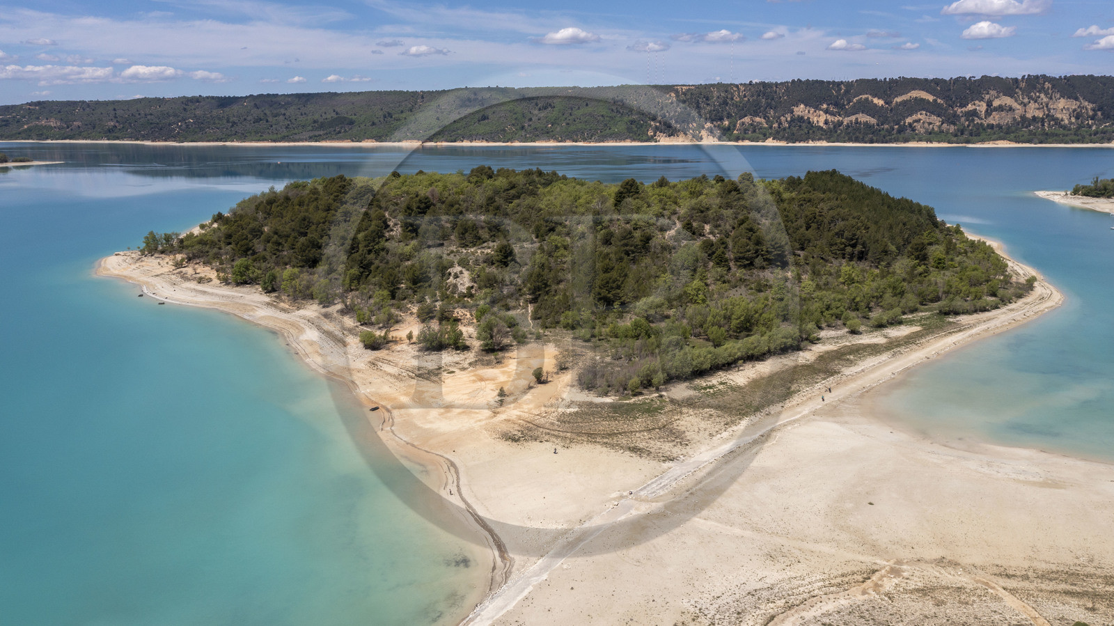 France, Var (83), Parc Naturel Régional du Verdon, Les-Salles-sur-Verdon, lac de Sainte Croix