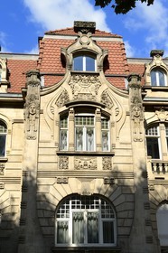 France, Moselle, Metz, Imperial district, Jugendstil villa on Avenue Foch