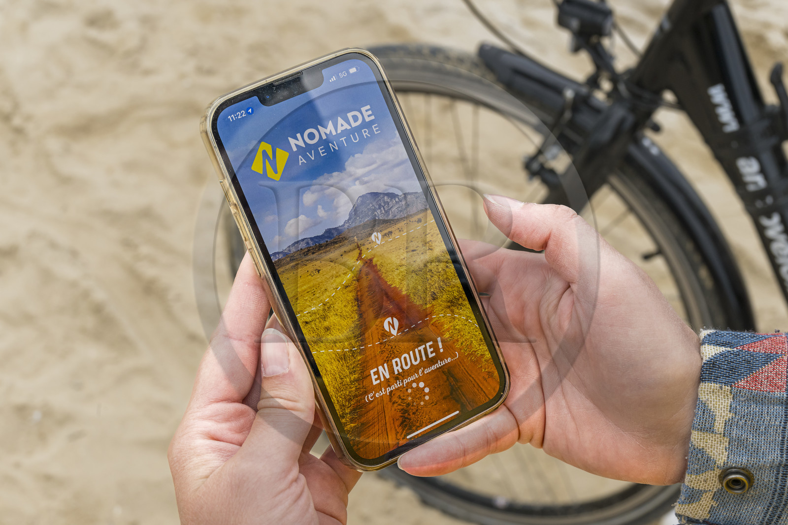 France, Vendée (85), île de Noirmoutier, utilisation du logiciel de Nomade Aventure