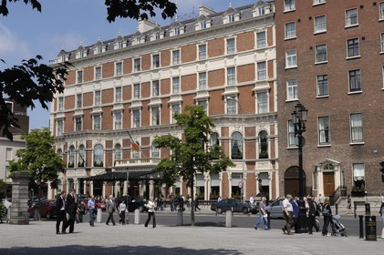Irlande, Dublin, le Shelbourne Hotel, un des plus luxueux hotels du pays