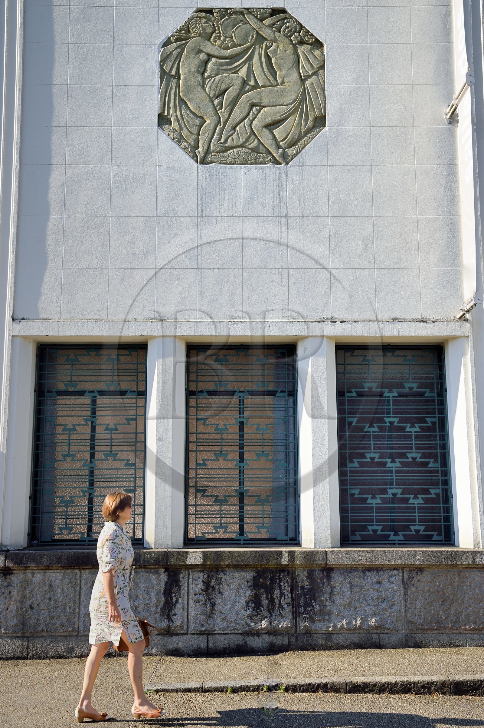 France, Allier (03), Vichy, place Charles de Gaulle, maison des associations et salle des fêtes, à l'origine un théatre art Déco construit en 1935