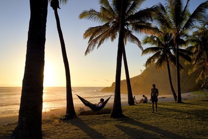 France, Ile de la Reunion, Petite-Ile sur la côte sud, plage de Grand-Anse