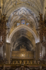Spain, Andalusia, Seville, the cathedral, listed as World Heritage by UNESCO