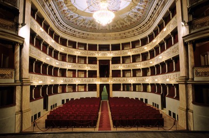 Italy, Tuscany, Siena, Rinnovati Theatre
