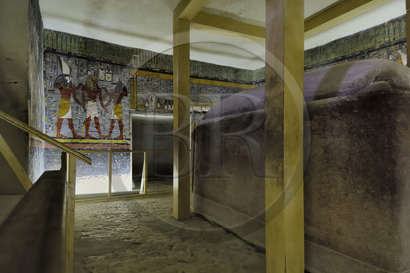 Egypt, Upper Egypt, Nile Valley, surroundings of Luxor, West bank, Thebes Necropolis listed as World Heritage by UNESCO, Valley of the Kings, tomb of Ramesses III