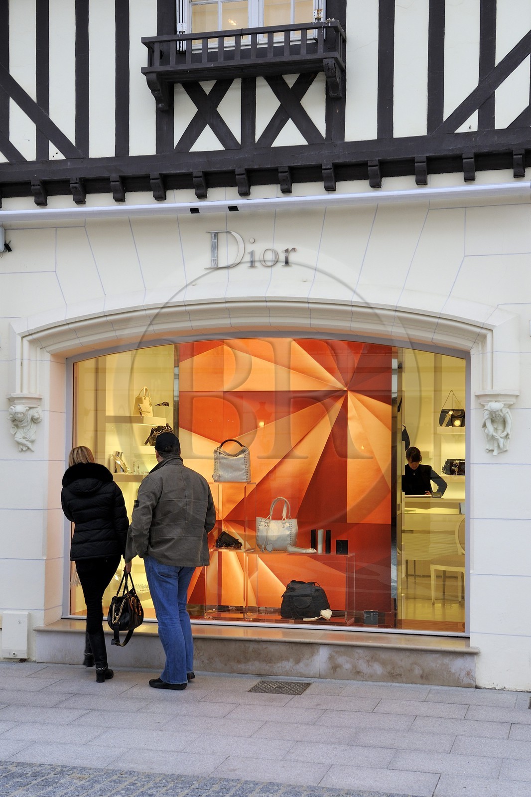 France, Calvados (14), Pays d'Auge, Deauville, boutique de luxe