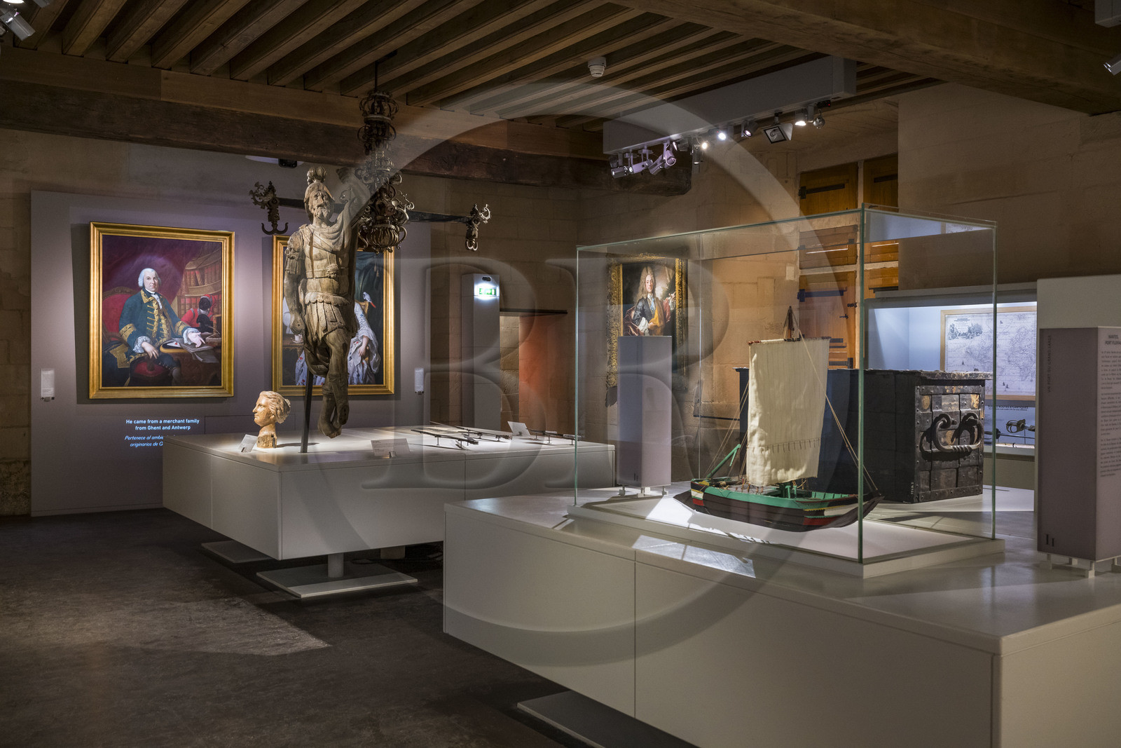 France, Loire Atlantique, Nantes, Bouffay district, the castle of the Dukes of Brittany, Nantes History Museum, rooms dedicated to the slave trade