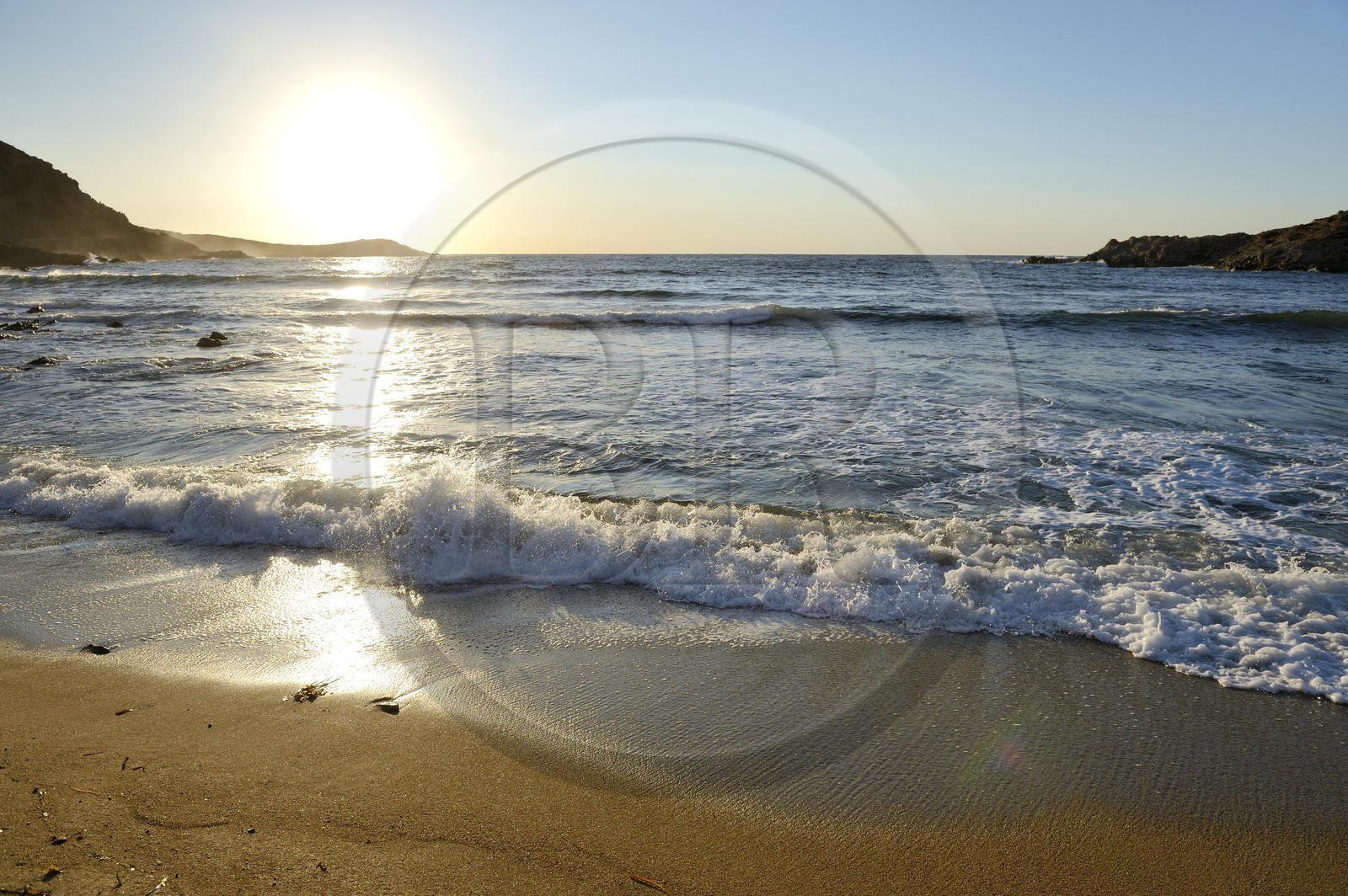 France, Haute Corse, Balagne, L'Ile Rousse beach