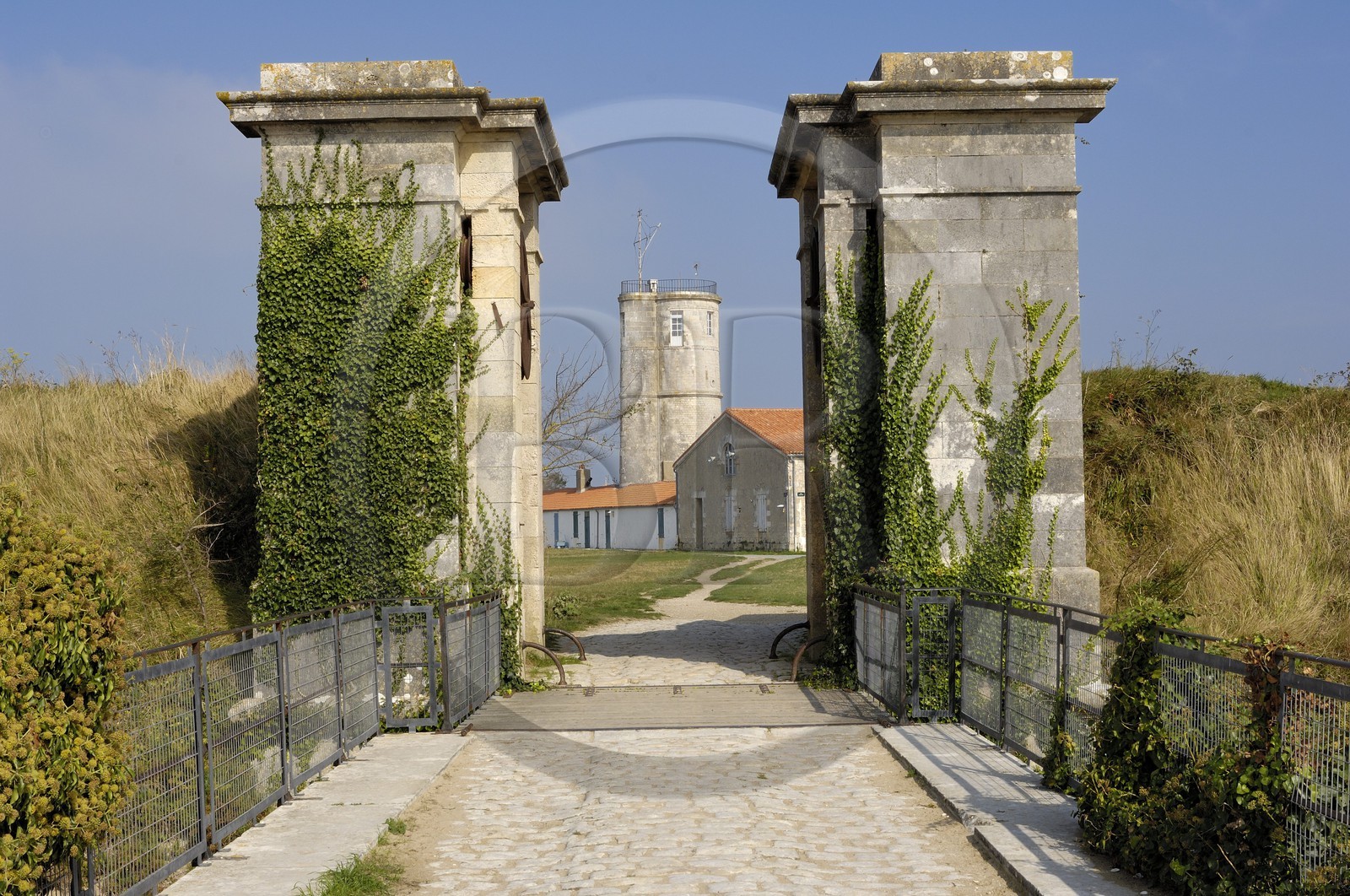 France, Charente-Maritime (17), Ile d'Aix, le bourg