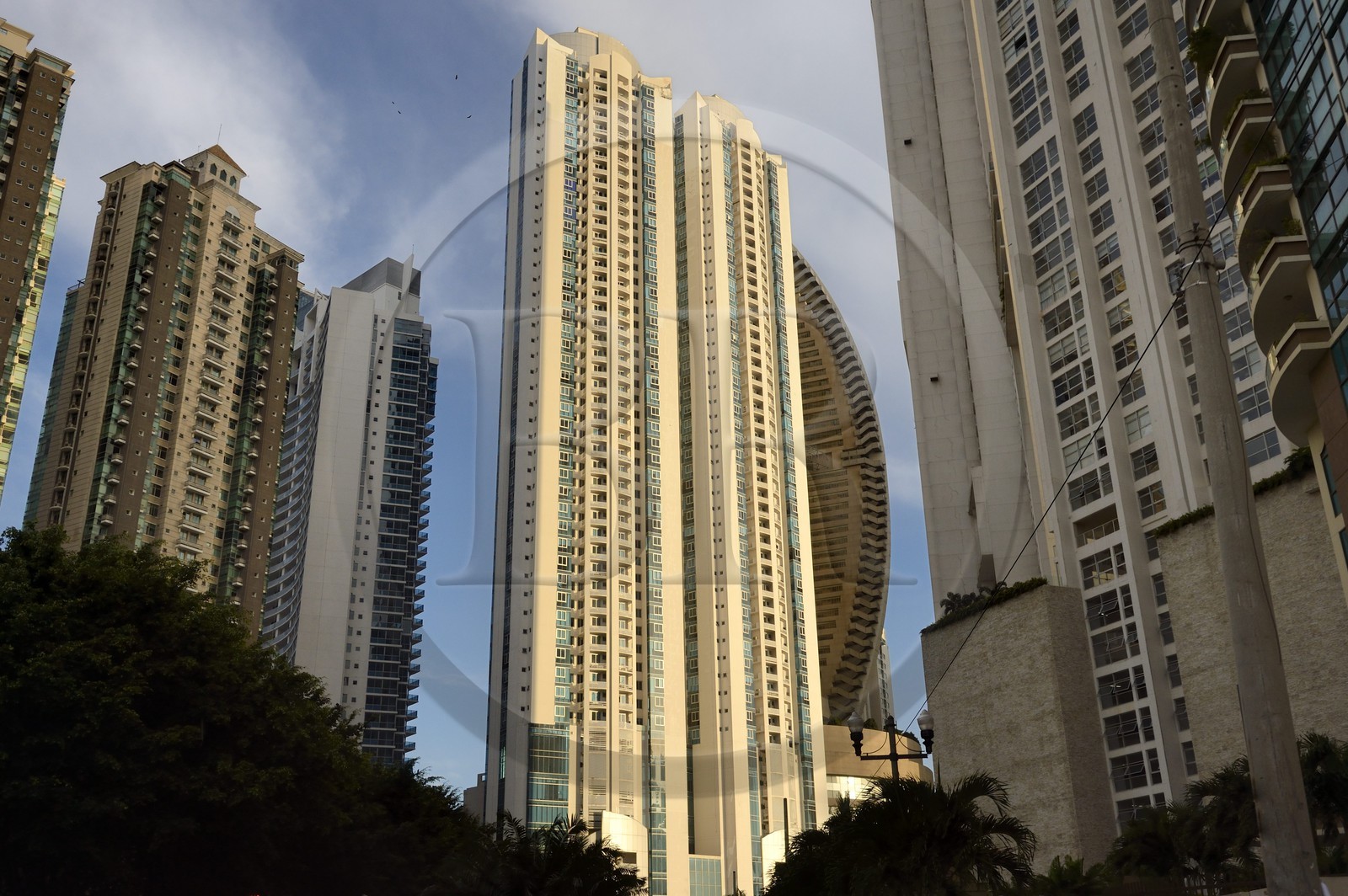 Panama, Panama City, quartier de gratte-ciels de Punta Colon