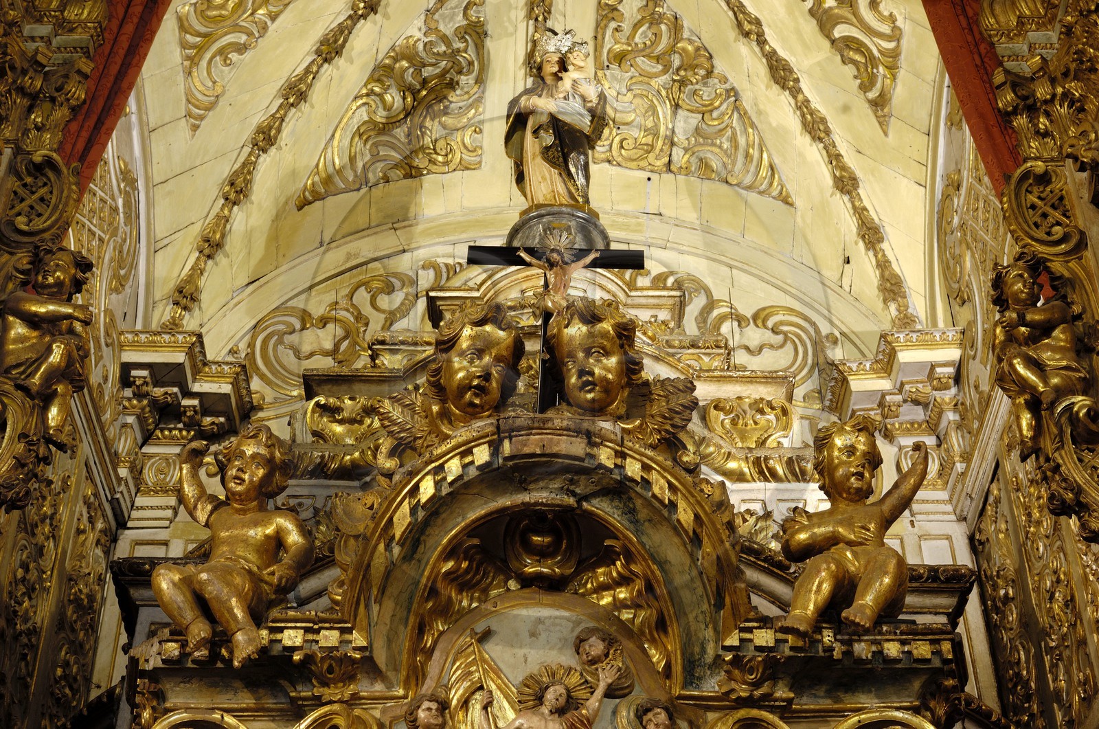 Brazil, Minas Gerais state, Ouro Preto, historical center listed as World Heritage by UNESCO, Matriz Nossa Senhora do Pilar, Our Lady of Pilar church (Gold Route, Estrada Real)