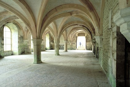 France, Cote d'Or, former Cistercian abbey of Fontenay based in 1118, the scriptorium