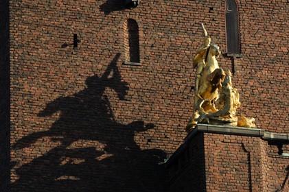 Suède, Stockholm, , île de Kungsholmen, l'hôtel de ville de Stockholm, également nommé Stadshuset, construit par l'architecte Ragnar Ostberg