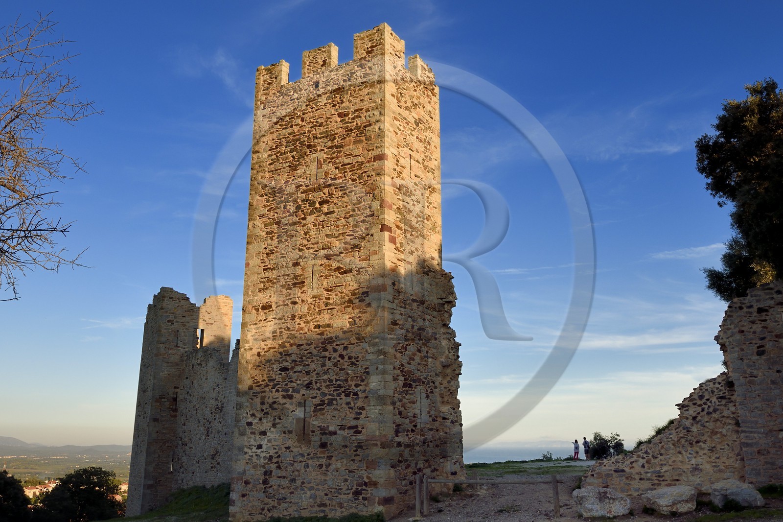 France, Var, Hyeres, Saint Bernard Castle (11th century) (Historical Monument)