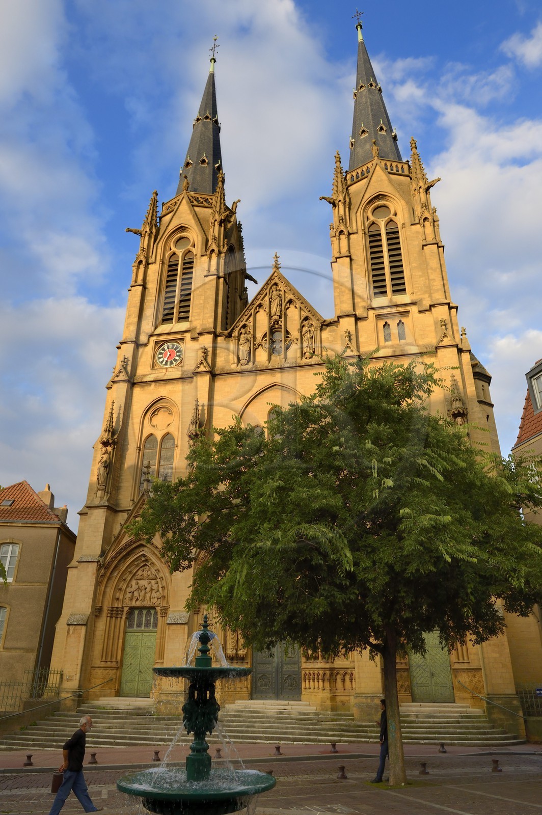 France, Moselle, Metz, Sainte-Ségolène church on the colline Sainte-Croix (Holy Cross hill)
