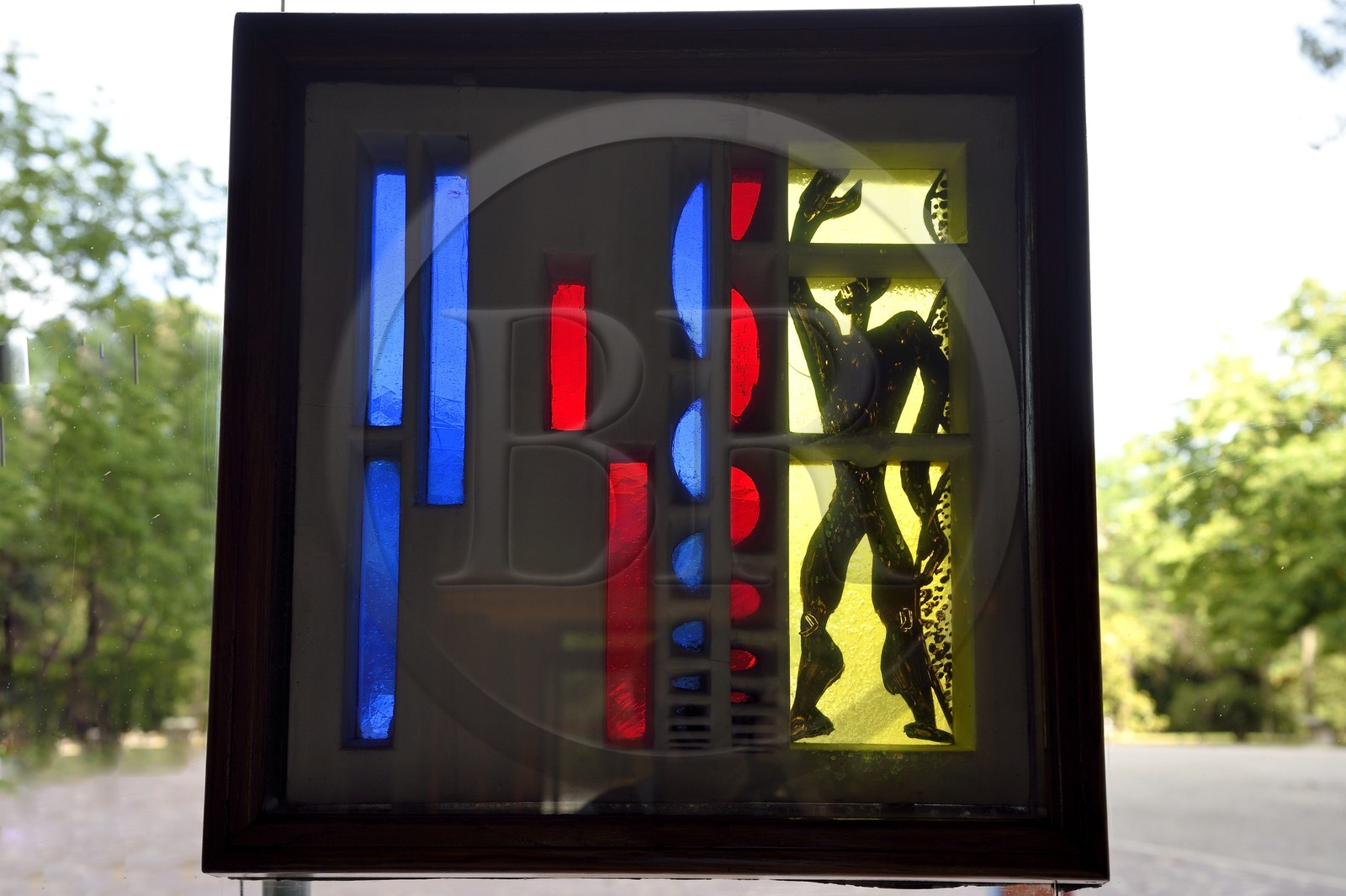 France, Bouches-du-Rhône (13), Marseille, oeuvre architecturale de Le Corbusier, classée Patrimoine Mondial de l'UNESCO, la Cité Radieuse par l'architecte Le Corbusier, le Modulor