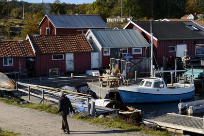 Sweden, Västra Götaland, Koster Islands, Vettnet village on Nordkoster