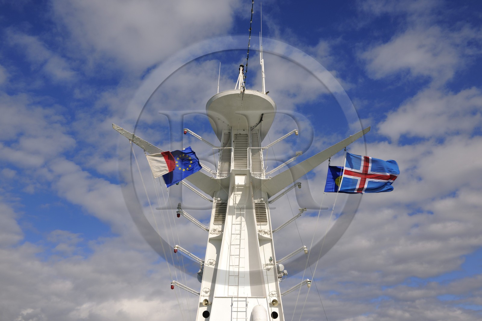 Islande, Reykjavik, le bateau de croisière Princess Danaé au port