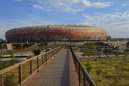 Afrique du Sud, province de Gauteng, Johannesburg, Soweto, Soccer City Stadium des architectes Boogertman Urban Edge et Partners